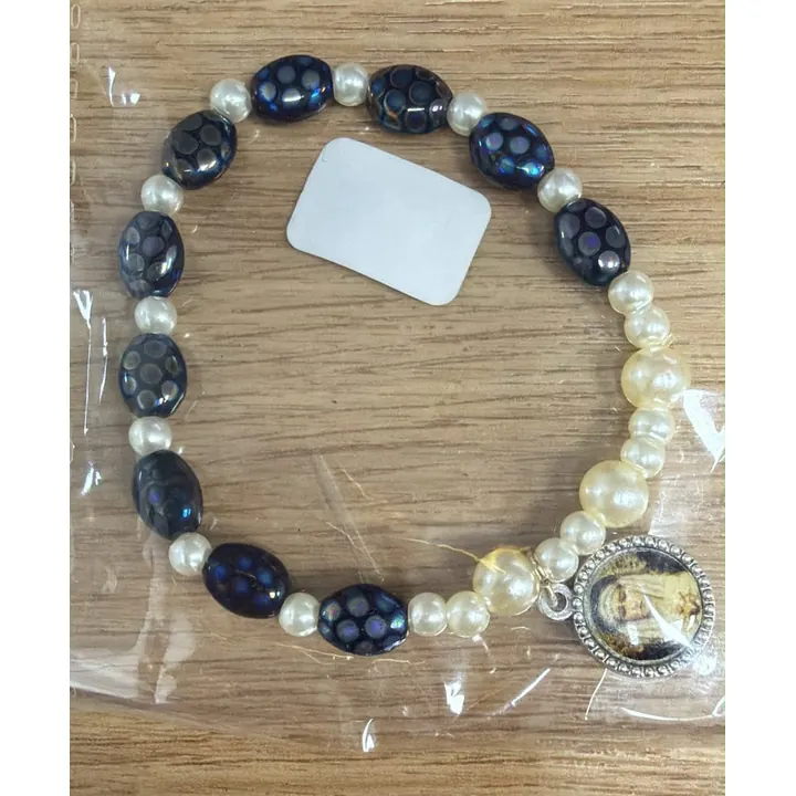 PULSERA PERLAS NEGRAS