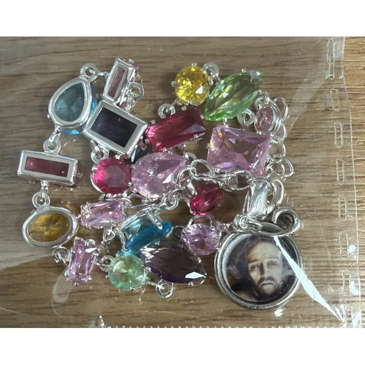 PULSERA CRISTALES COLORES
